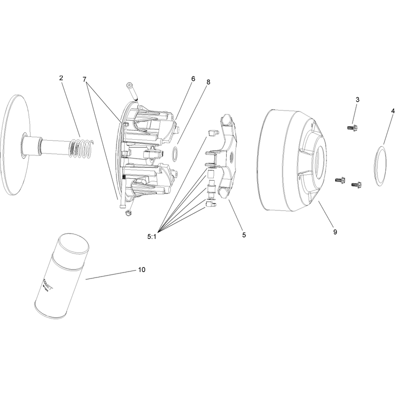Drive Clutch Assembly No 99-7939