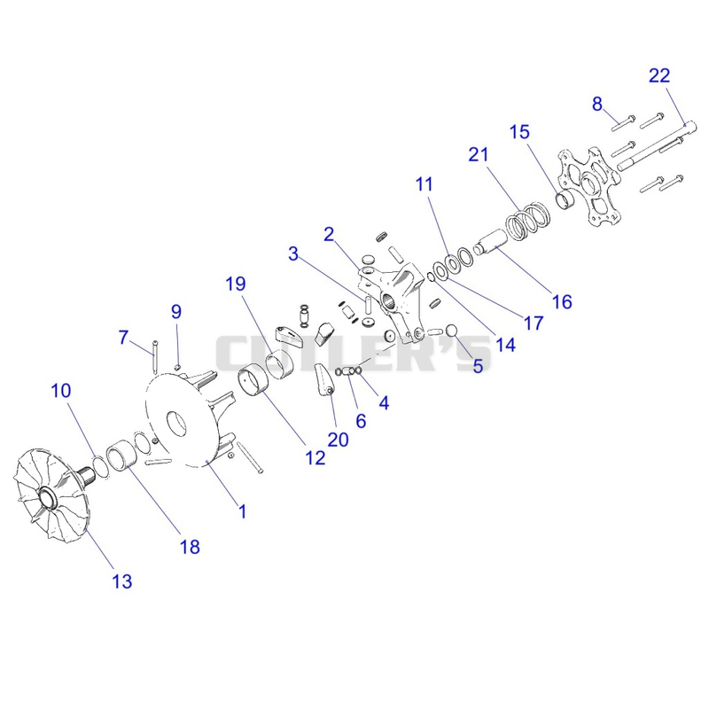 Drive Train, Primary Clutch