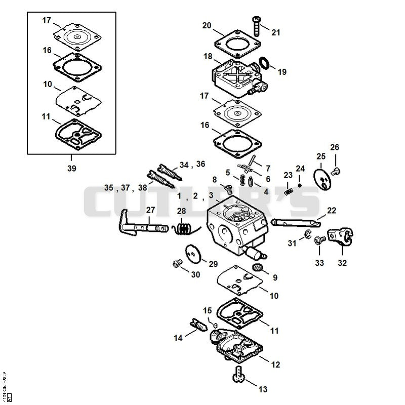 Carburetor 4134/21, 4134/22, 4134/23