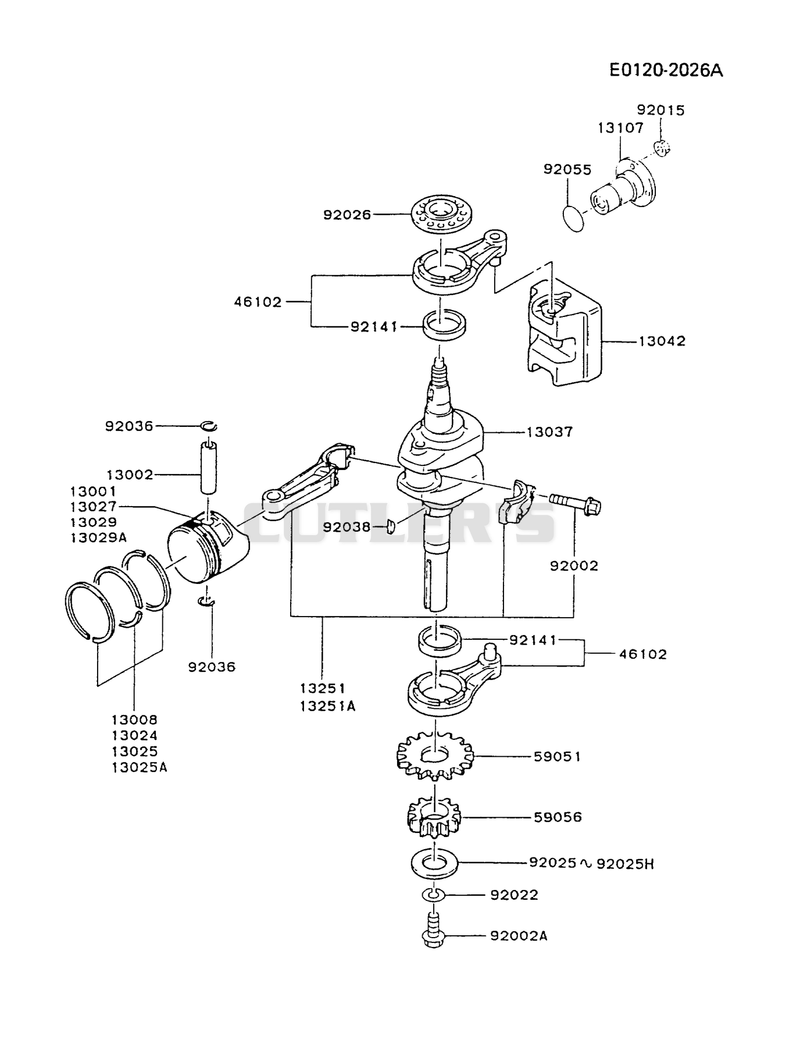 PISTON/CRANKSHAFT