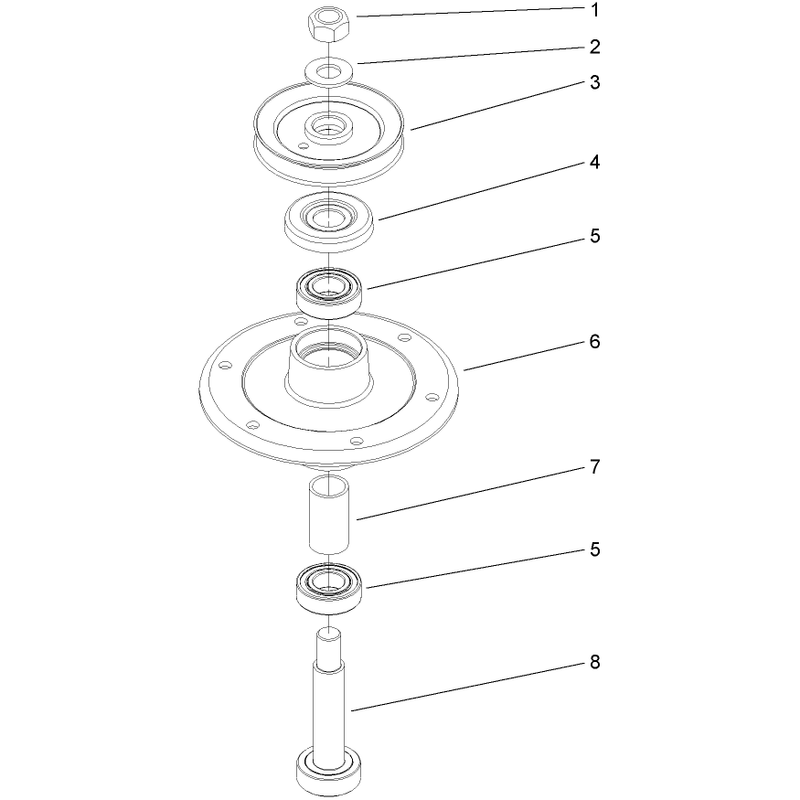 Spindle Assembly No 106-0787
