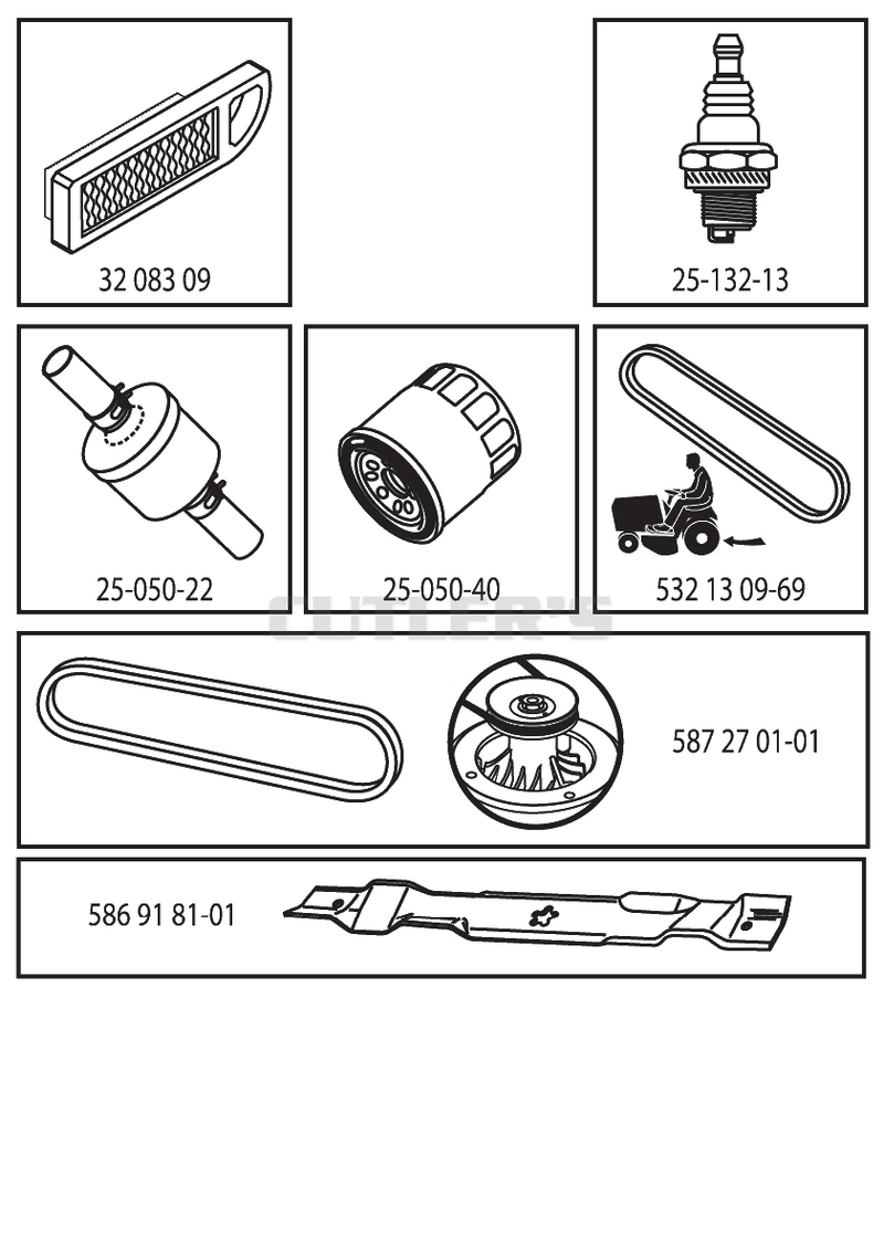 FREQUENTLY USED PARTS