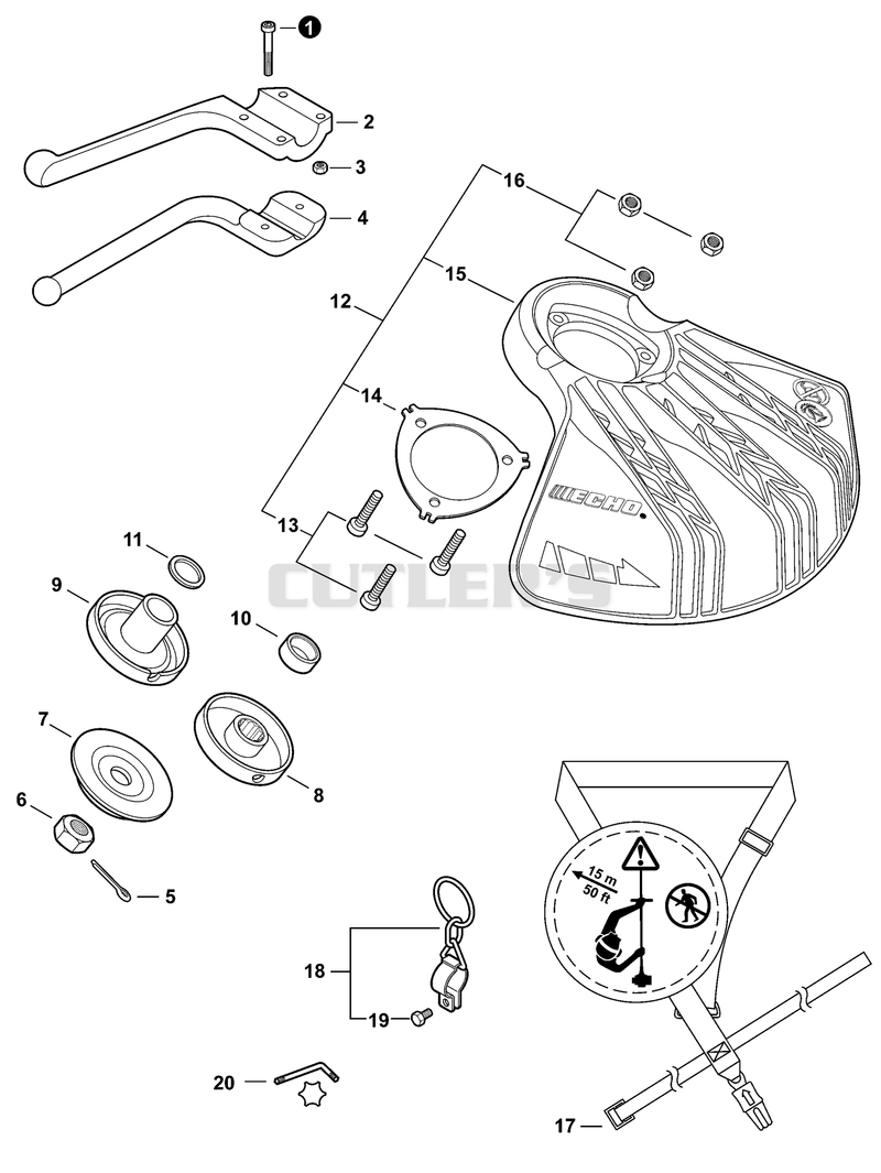 Barrier Bar, Shield, Shoulder Strap