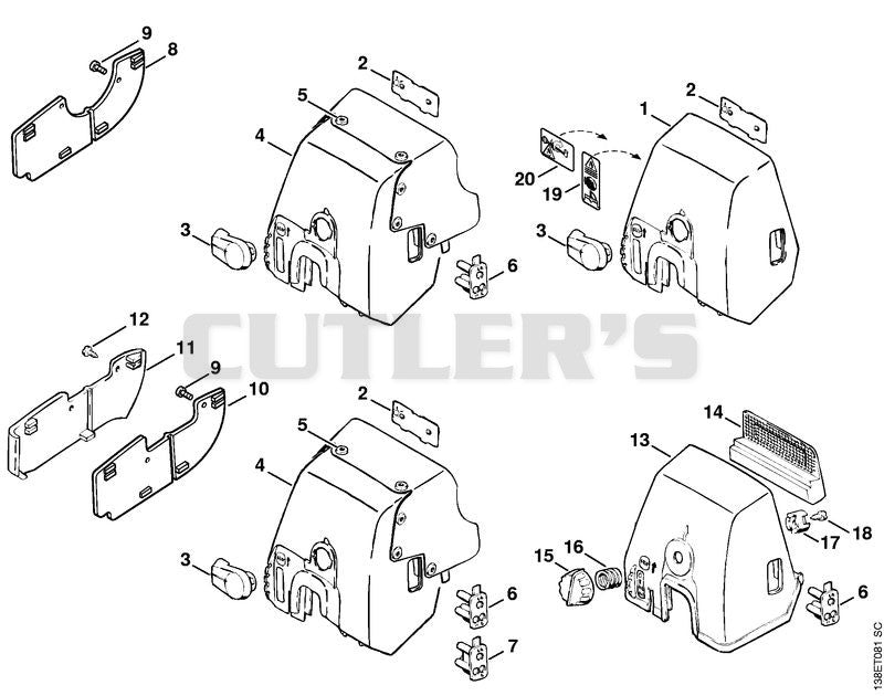 Carburetor box cover