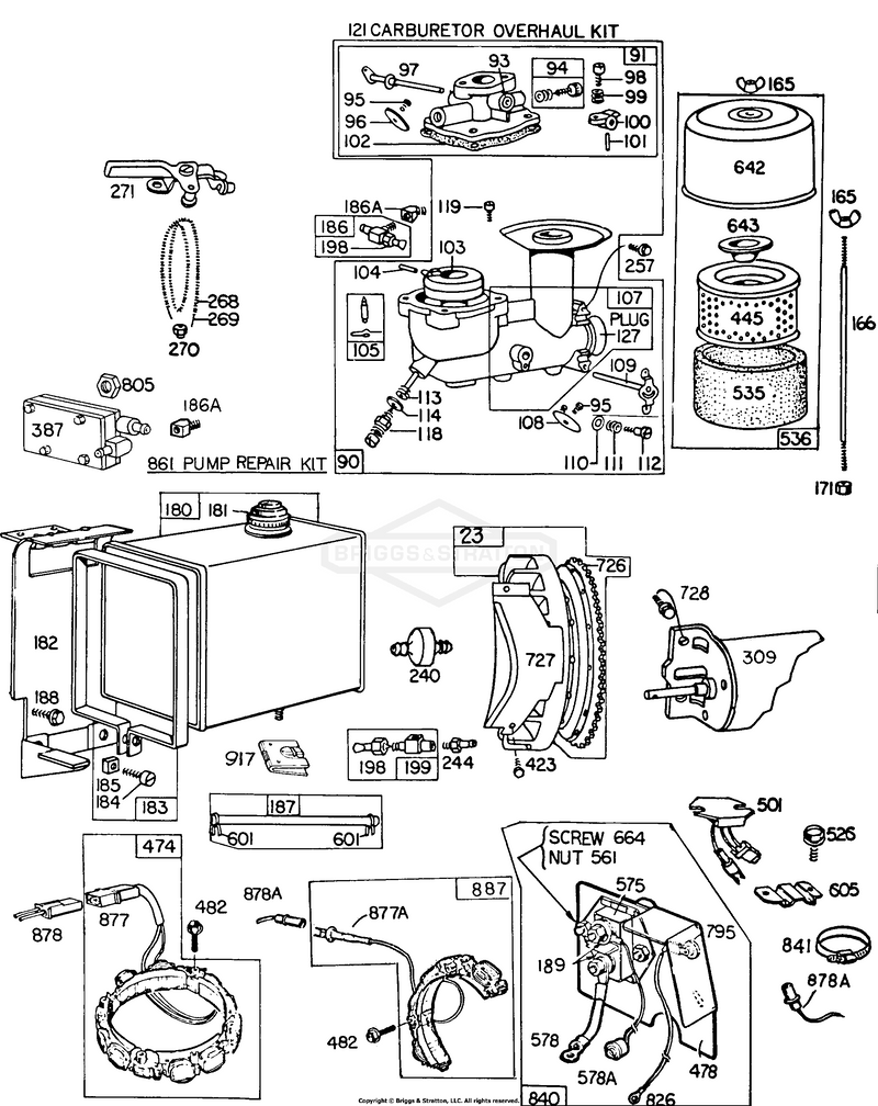 Carb,FuelTank,A/C,Electrical