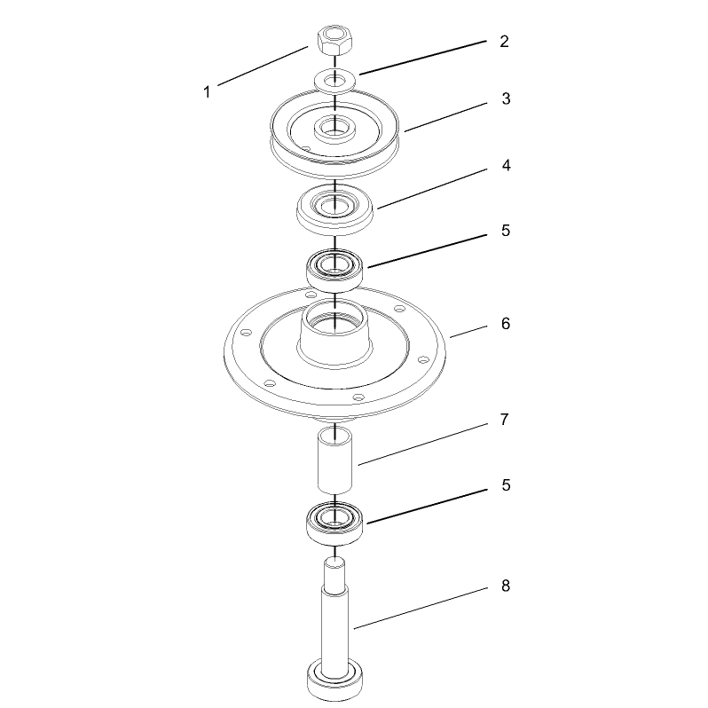 Spindle Assembly No 106-0787