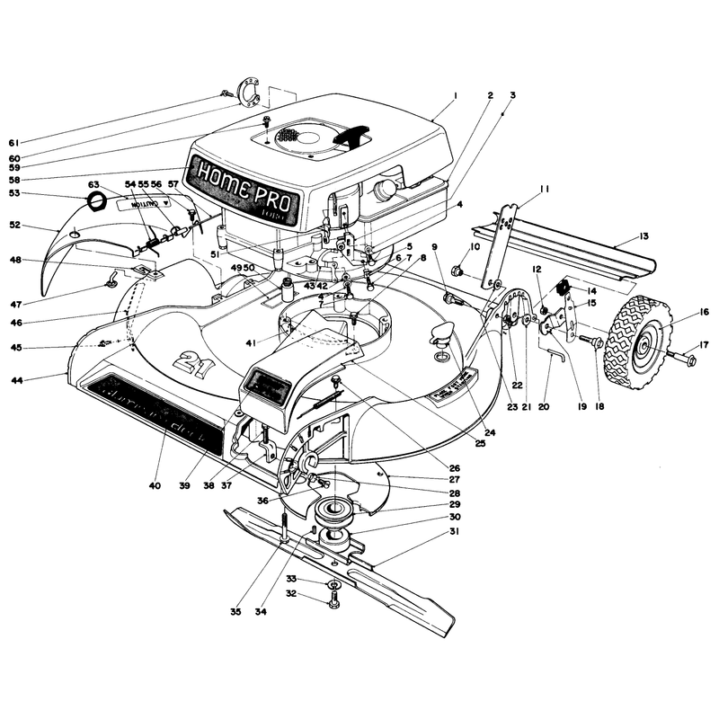 Housing and Engine Assembly