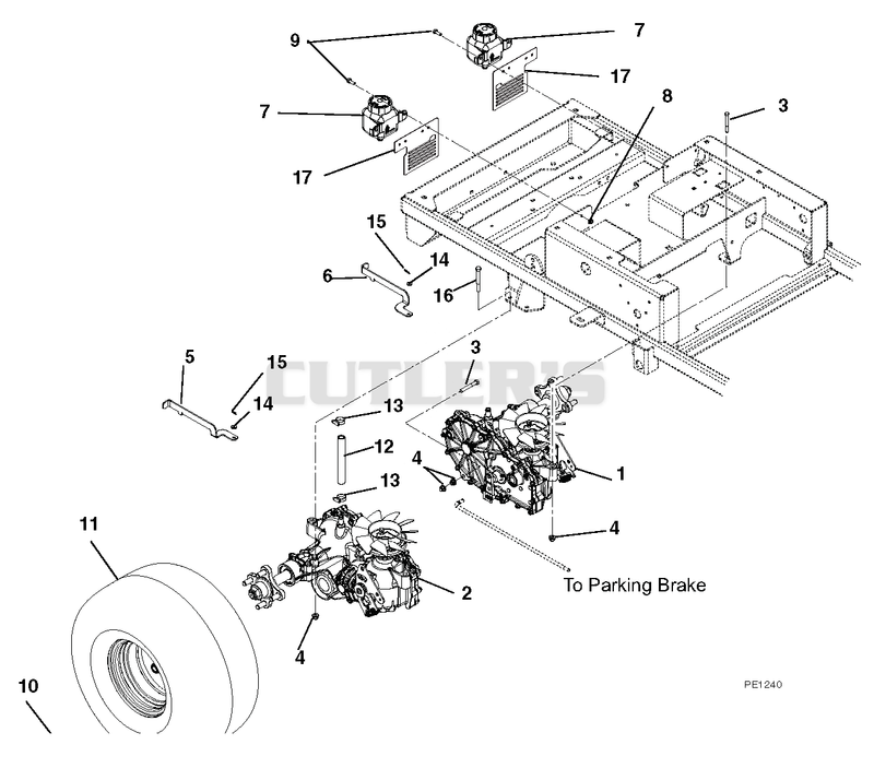 Transaxle, Dump Valves And Rear Wheels