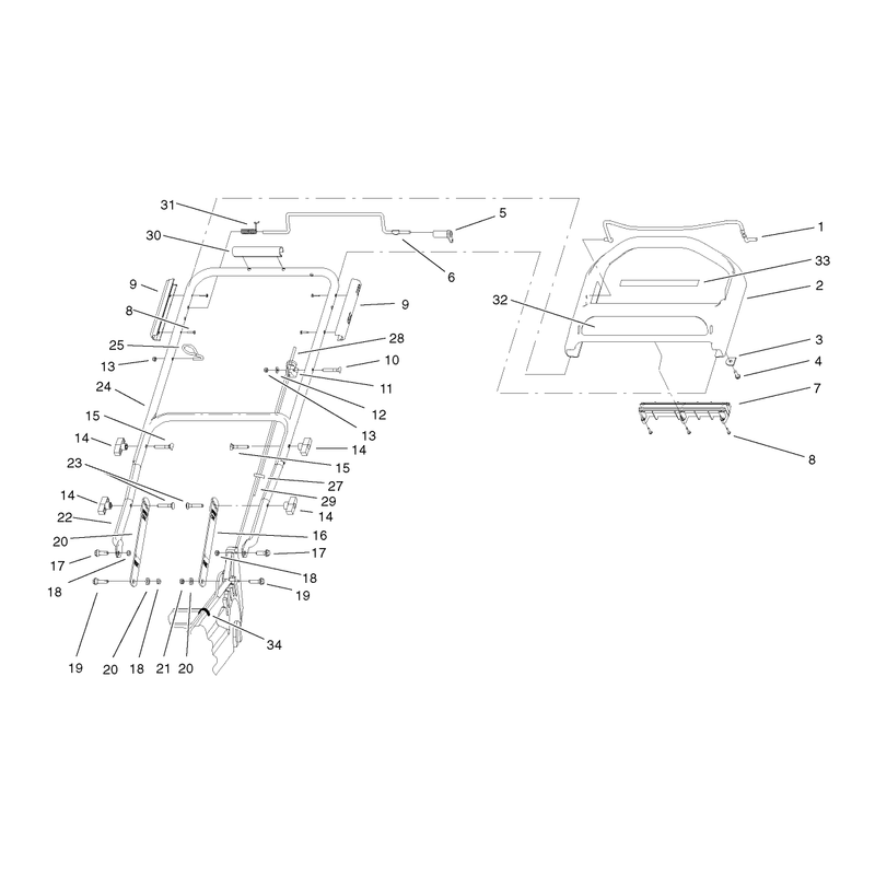 Handle and Control Assembly