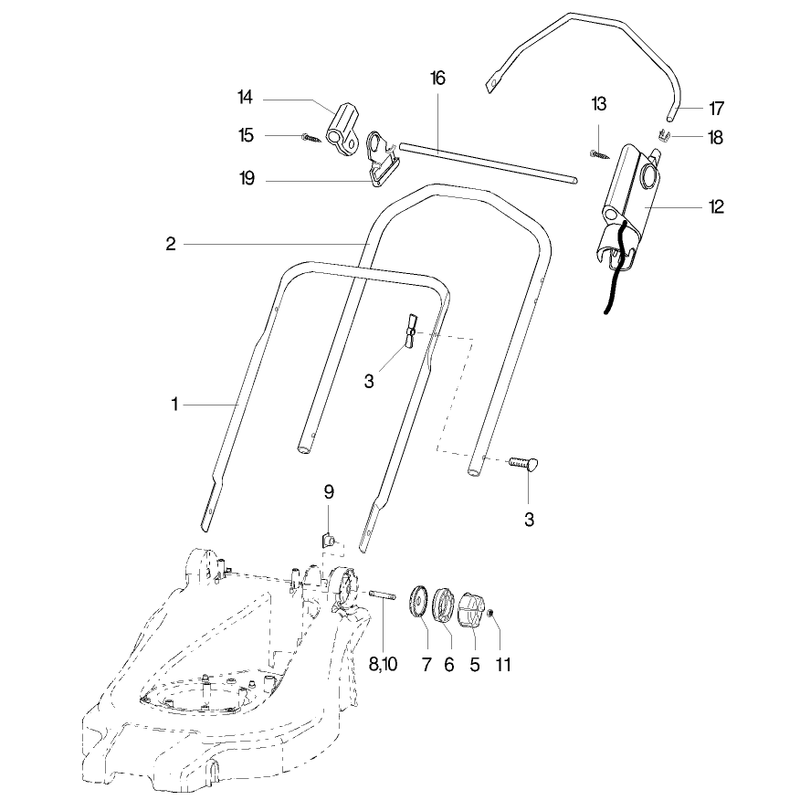 Handle Parts Model No 21060-21061 and 21062