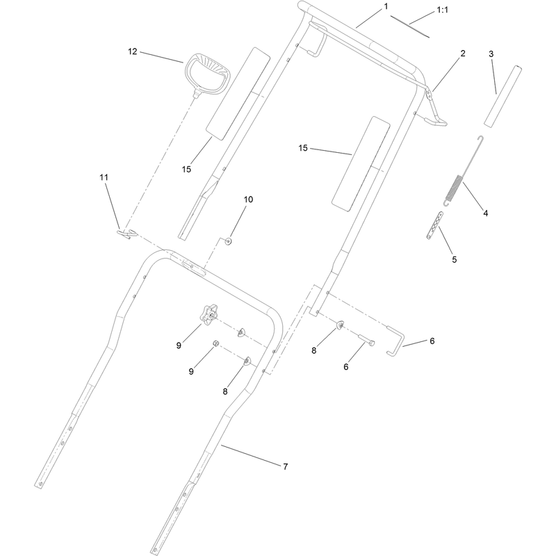 Upper Handle Control Assembly