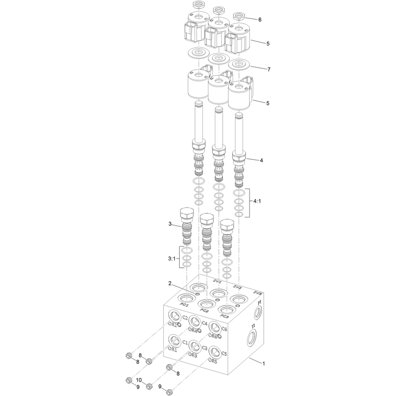Setup Manifold Assembly No 133-5955