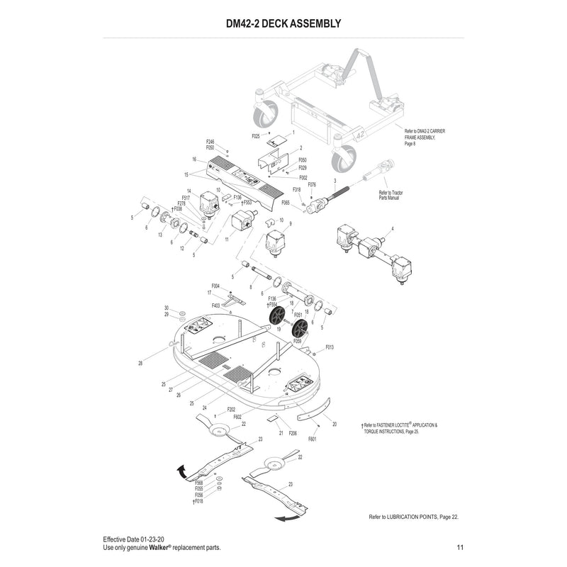 DM42-2 DECK ASSEMBLY