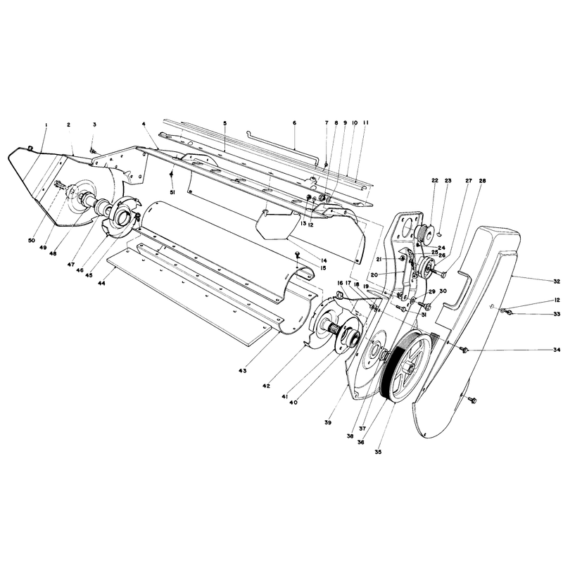 Lower Main Frame Assembly (model 38120 & 38130)