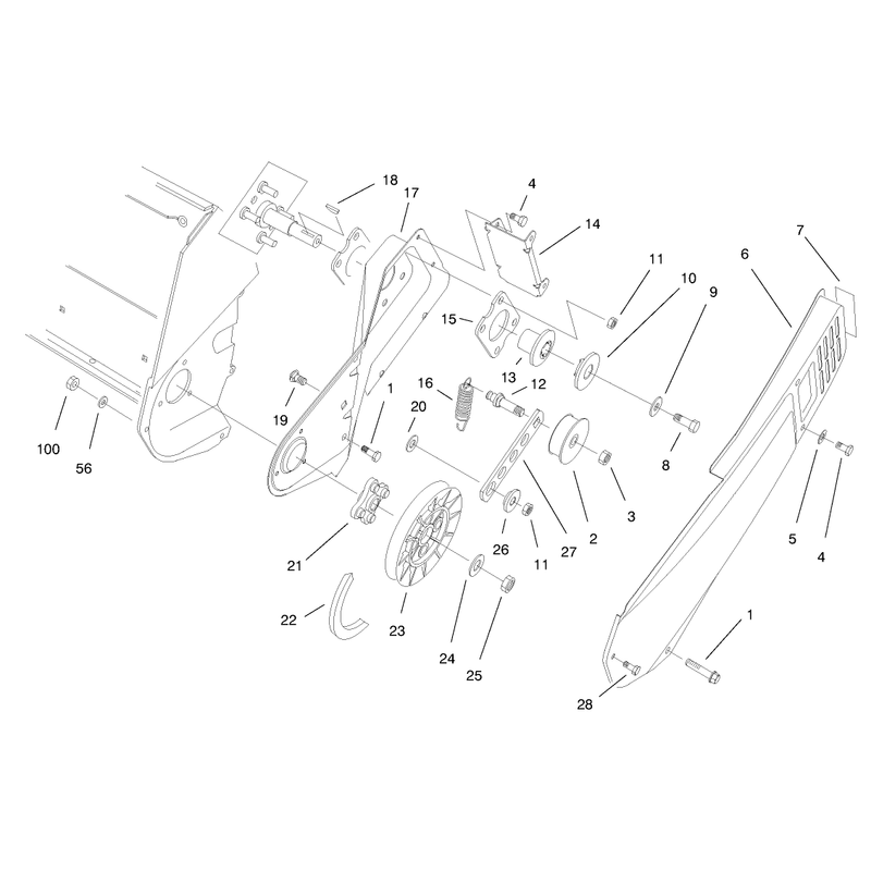 Pulley & Belt Cover Assembly