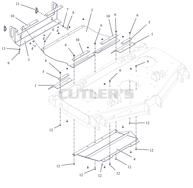Discharge Chute - 52" - RD
