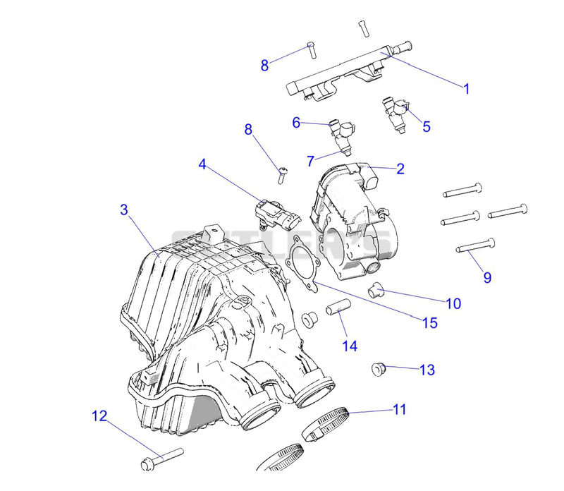 Engine, Air Intake Manifold