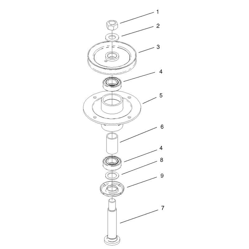 Spindle Assembly No 104-6316