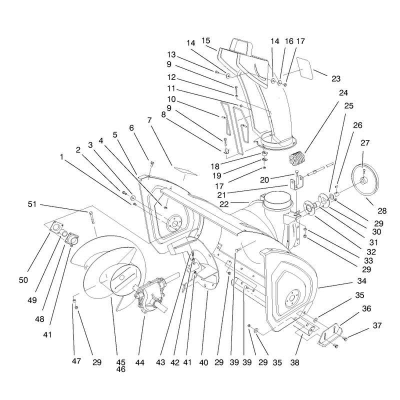Auger And Housing Assembly