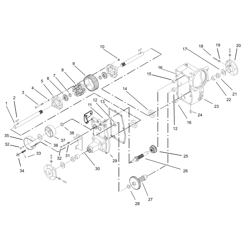 Hydro Transaxle Shaft Assembly