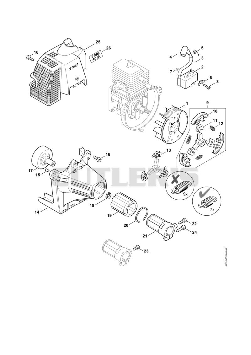 Ignition system, Clutch