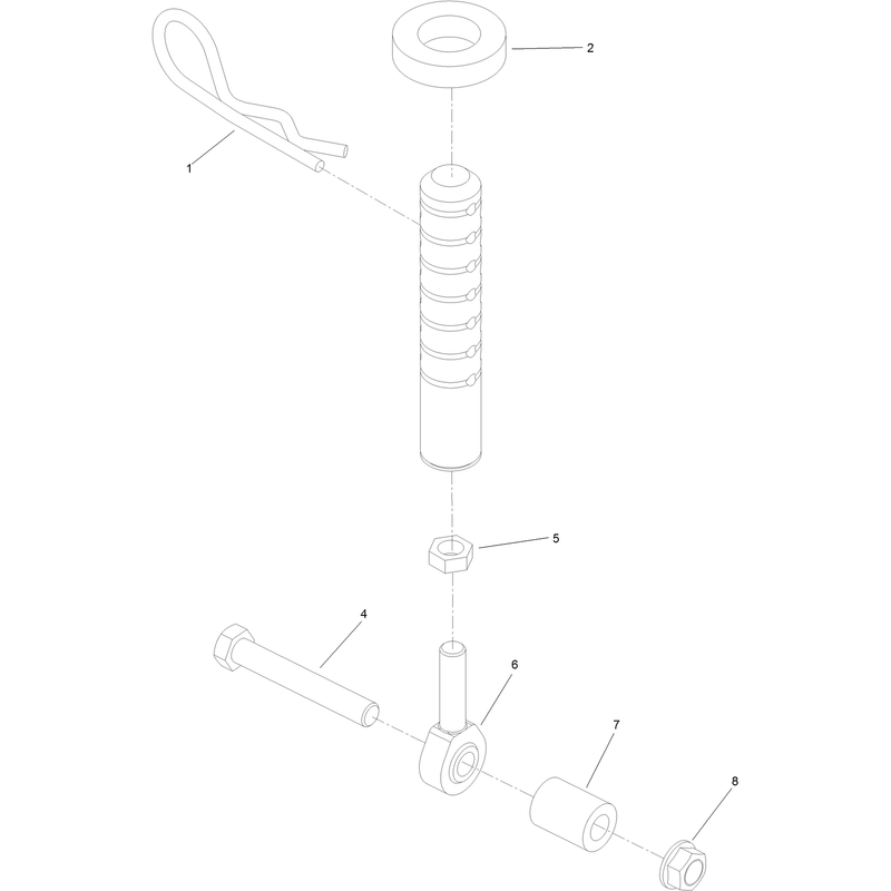 Rear Deck Height Adjustment Assembly No 109-0322