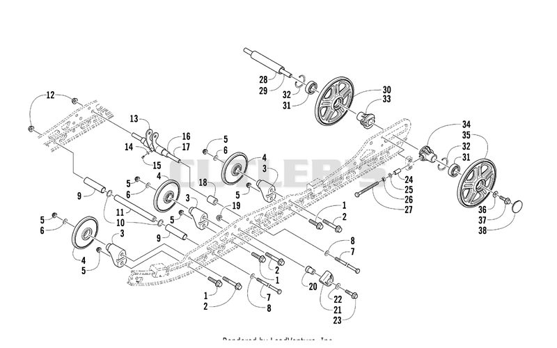 IDLER WHEEL ASSEMBLY [91555]
