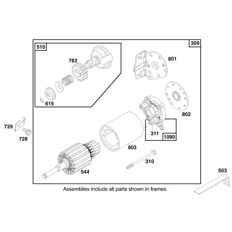 Engine Briggs and Stratton Model 28m707-0127-01