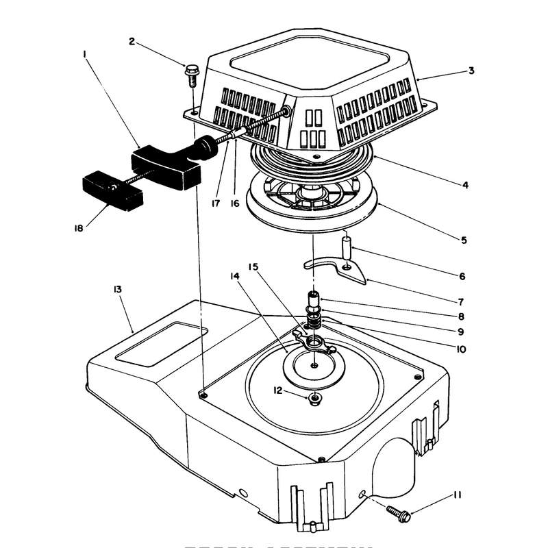 Recoil Assembly Model No Vmh7