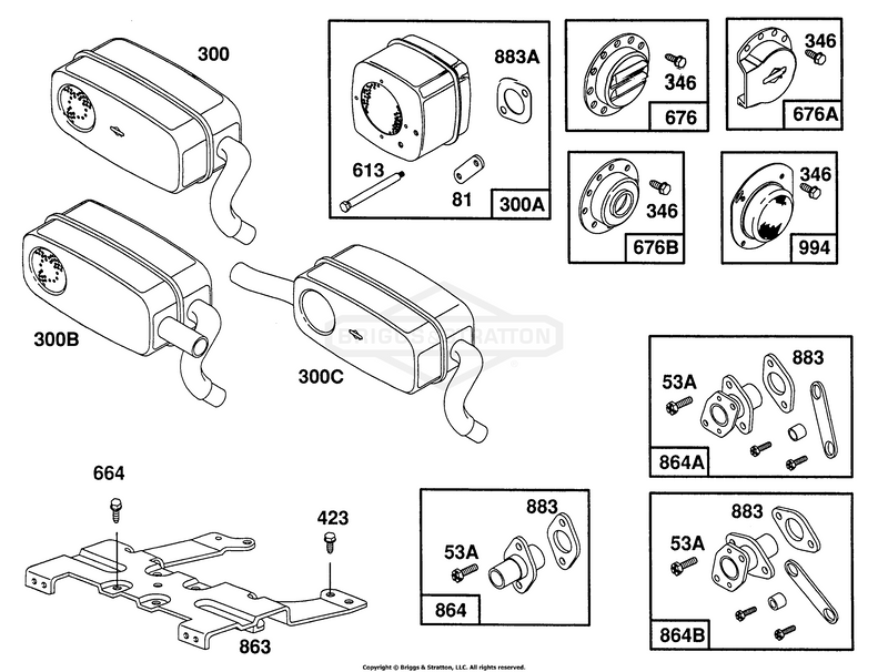 Mufflers Groups, Deflectors