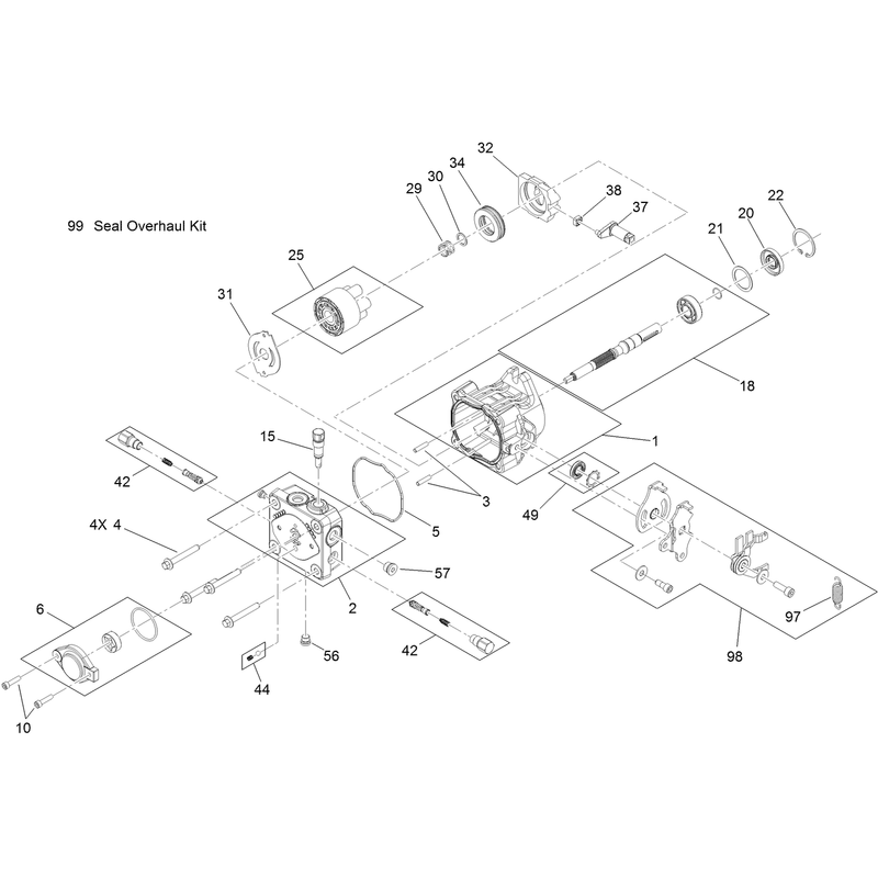 Hydraulic Pump Assembly No 125-4672