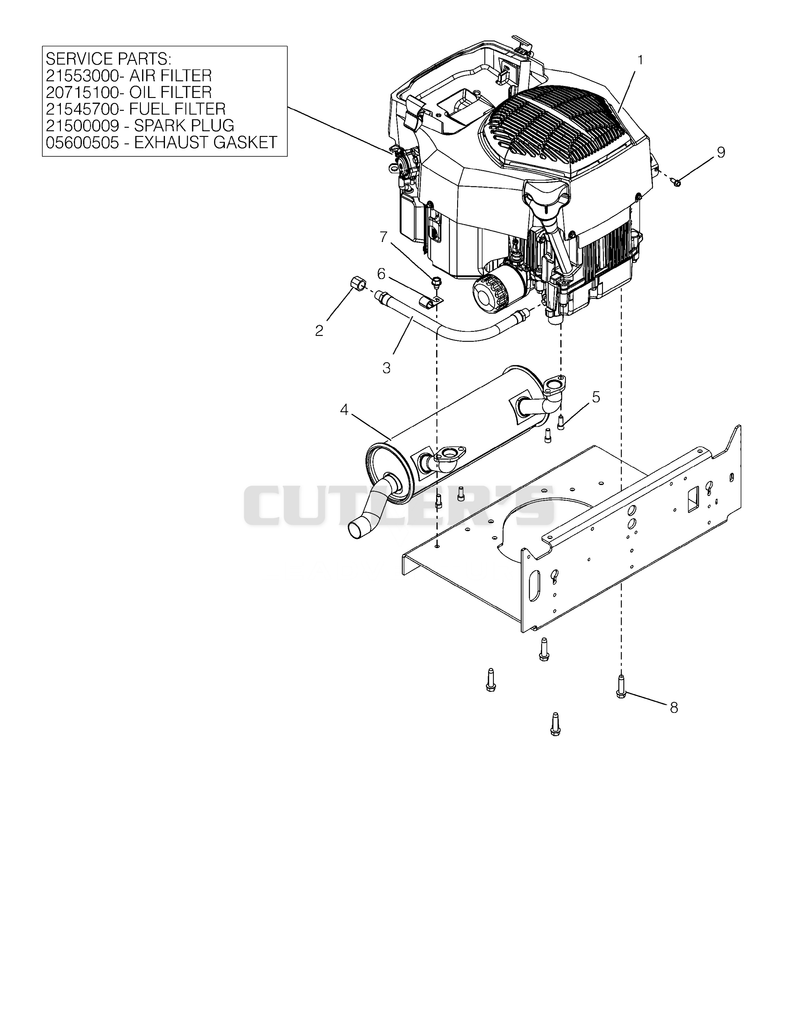 Engine - Kohler ZT740