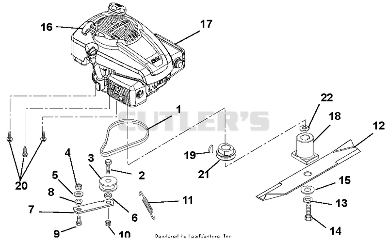 Engine, Blade And Belt