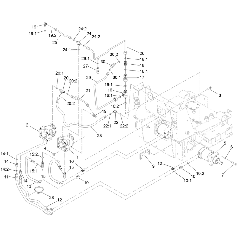 Traction Hydraulic Assembly