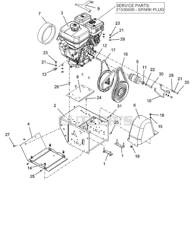 Engine And Frame