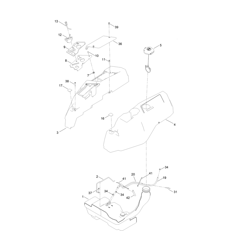 Body Styling and Fuel Pod Assembly