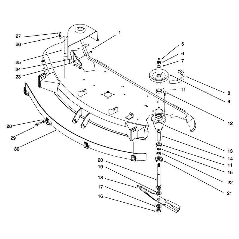 Cover & Spindle Assembly