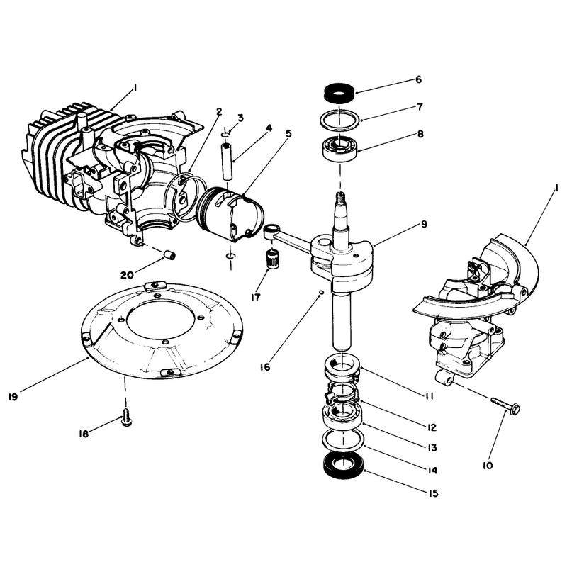 Engine Assembly Model No 47ph7