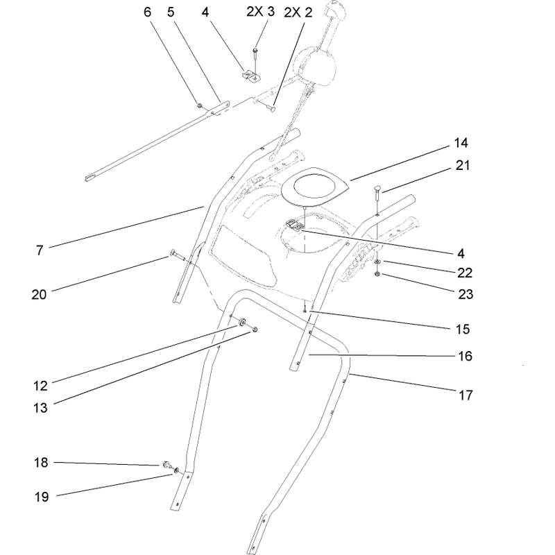 Handle and Control Assembly No. 2