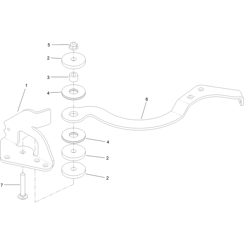 Idler Arm Pivot Assembly No. 138-1027