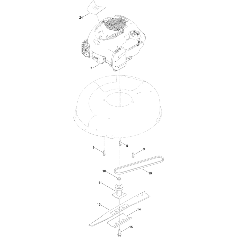 Engine and Blade Assembly