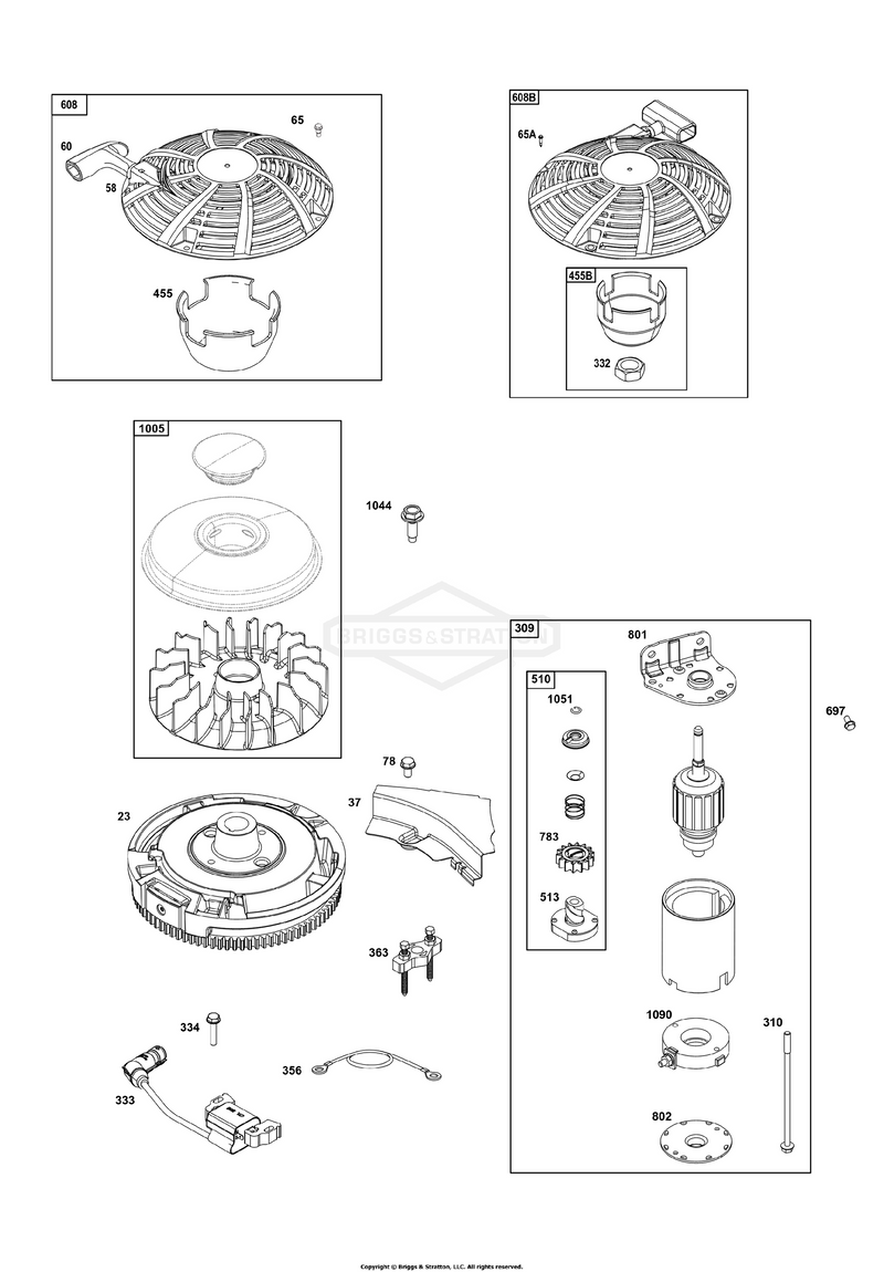 Flywheel, Ignition, and Starter Group