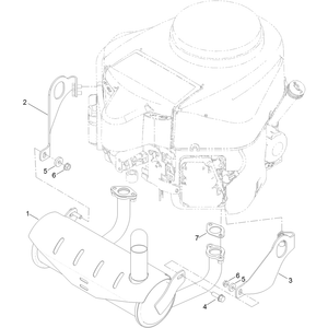 Muffler Kit Assembly No 132-1548