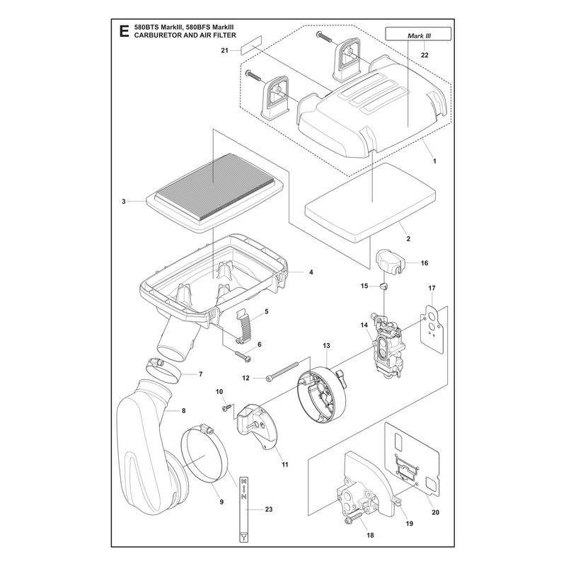 CARBURETOR AND AIR FILTER