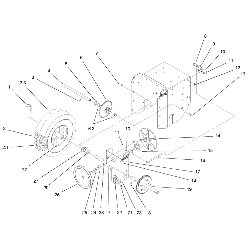 Lower Traction Assembly
