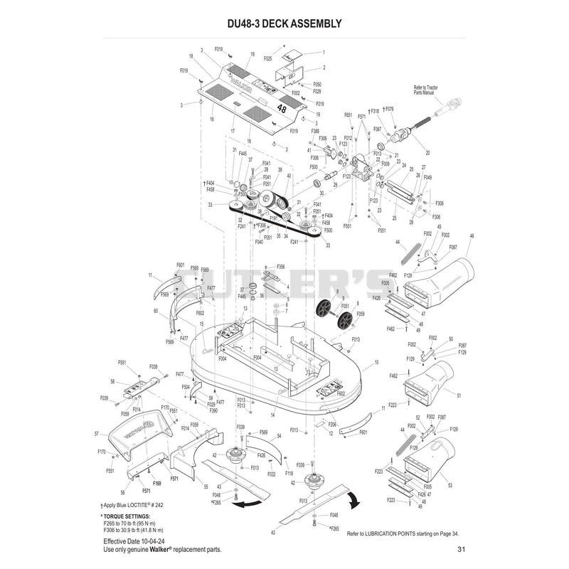 DU48-3 Deck Assembly