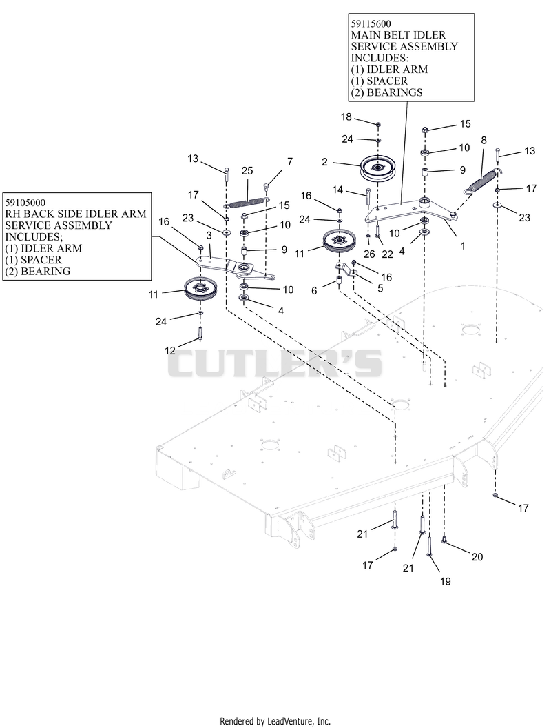 Idlers and Sheaves - 72"