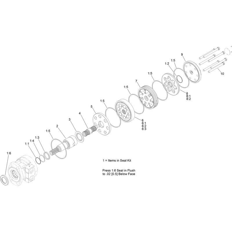 Hydraulic Motor Assembly No. AUH673156