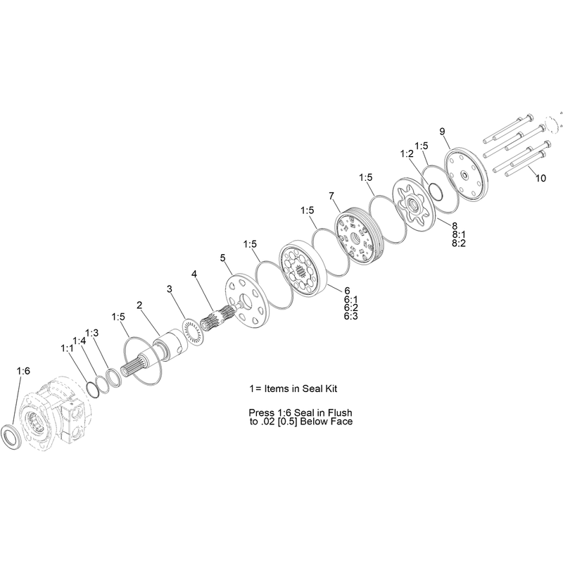 Hydraulic Motor Assembly No. AUH673156