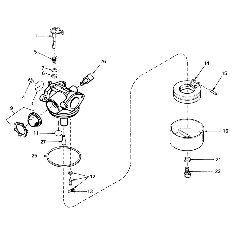 Carburetor Assembly No 632050a